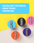 Luna Round Pencil Sharpener (12/Pack)