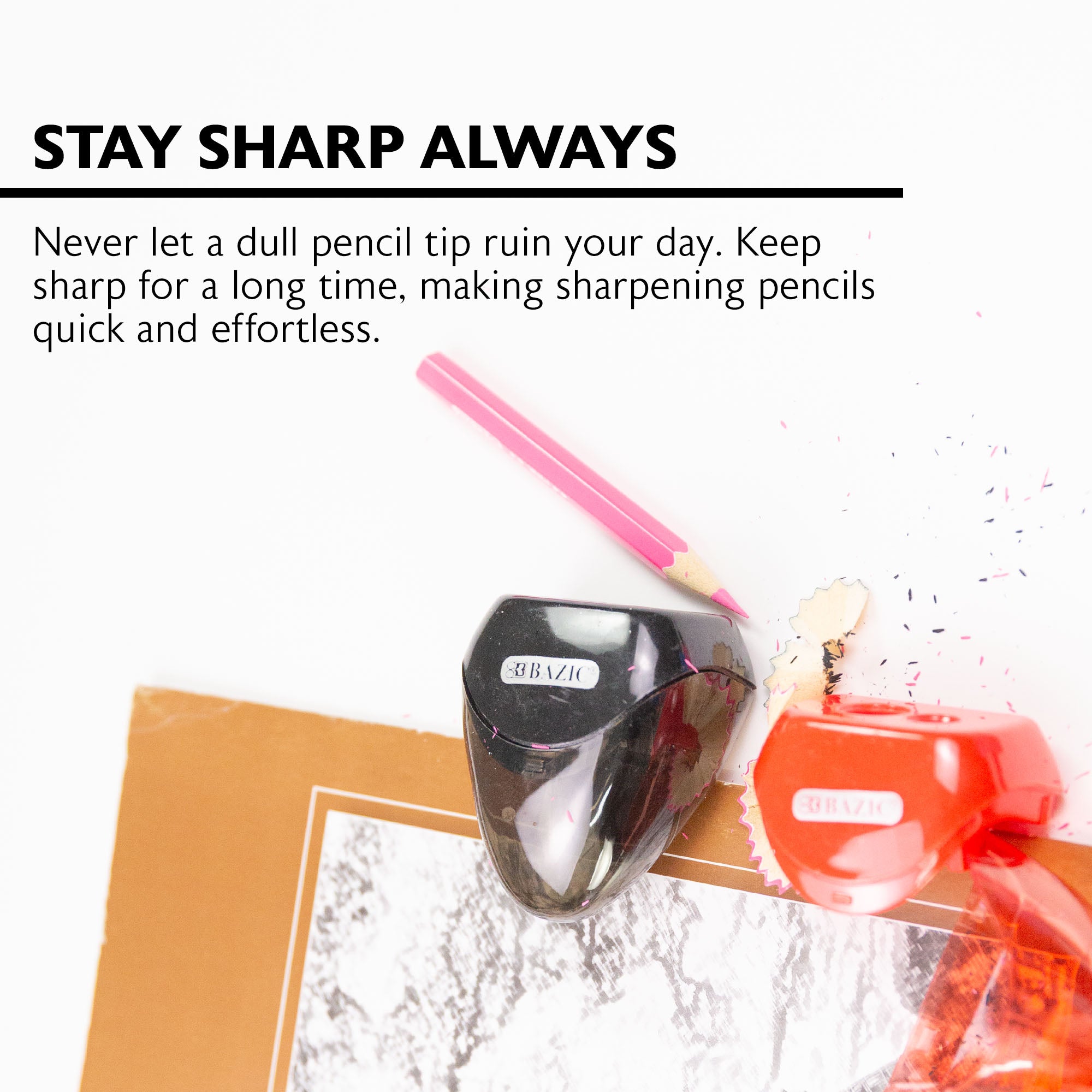 Kara Dual Hole Sharpener w/ Triangle Receptacle (2/Pack)