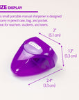 Kara Dual Hole Sharpener w/ Triangle Receptacle