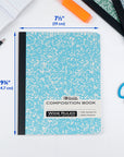 W/R 100 Ct. Pastel Color Marble Composition Book