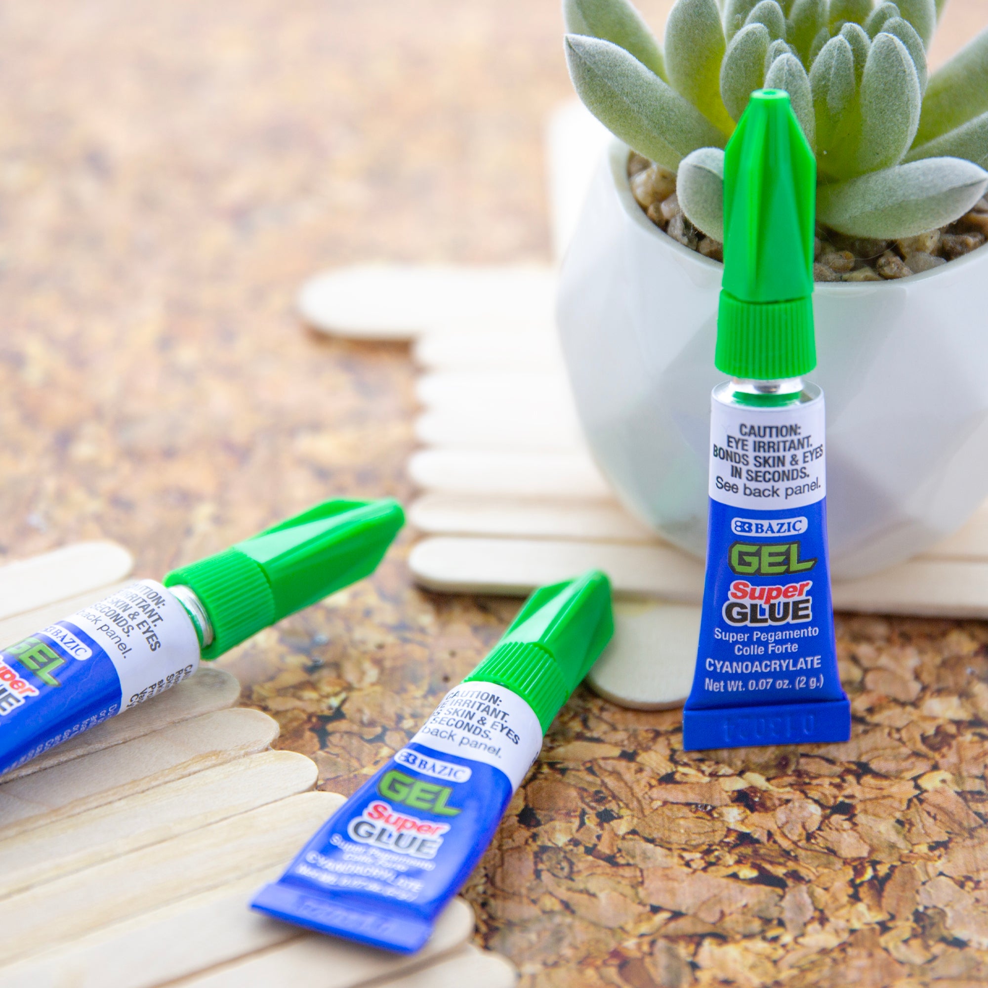 0.07 oz (2g) Super Glue Gel (3/Pack)