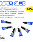 0.036 oz (1g) Single Use Super Glue (6/Pack)