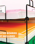 20" X 30" 10-Slots Foam Board Display Rack