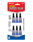 0.036 oz (1g) Single Use Super Glue (6/Pack)
