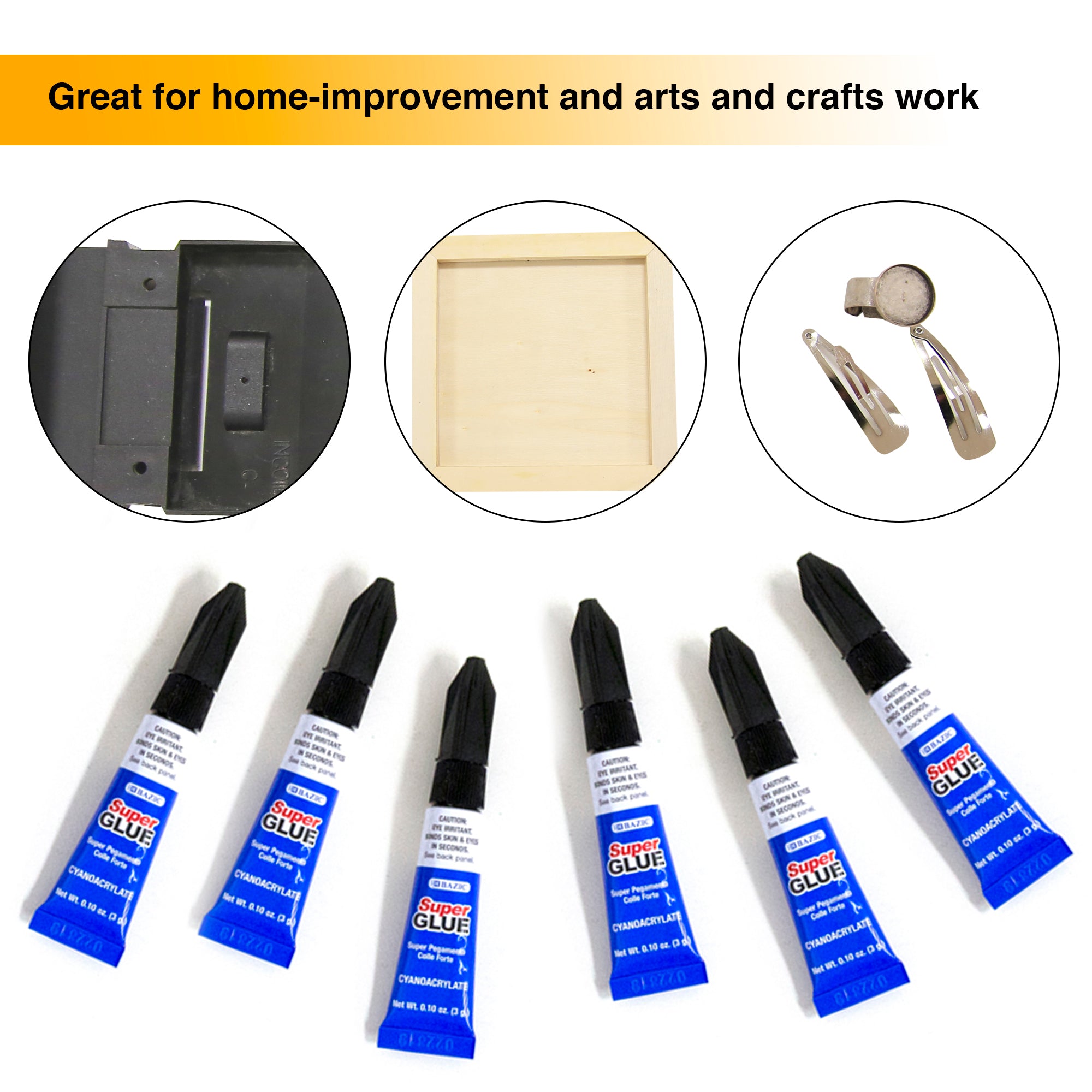 0.10 oz (3g) Super Glue (4/Pack)