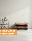 22" X 28" 10-Slots Poster Board Display Rack