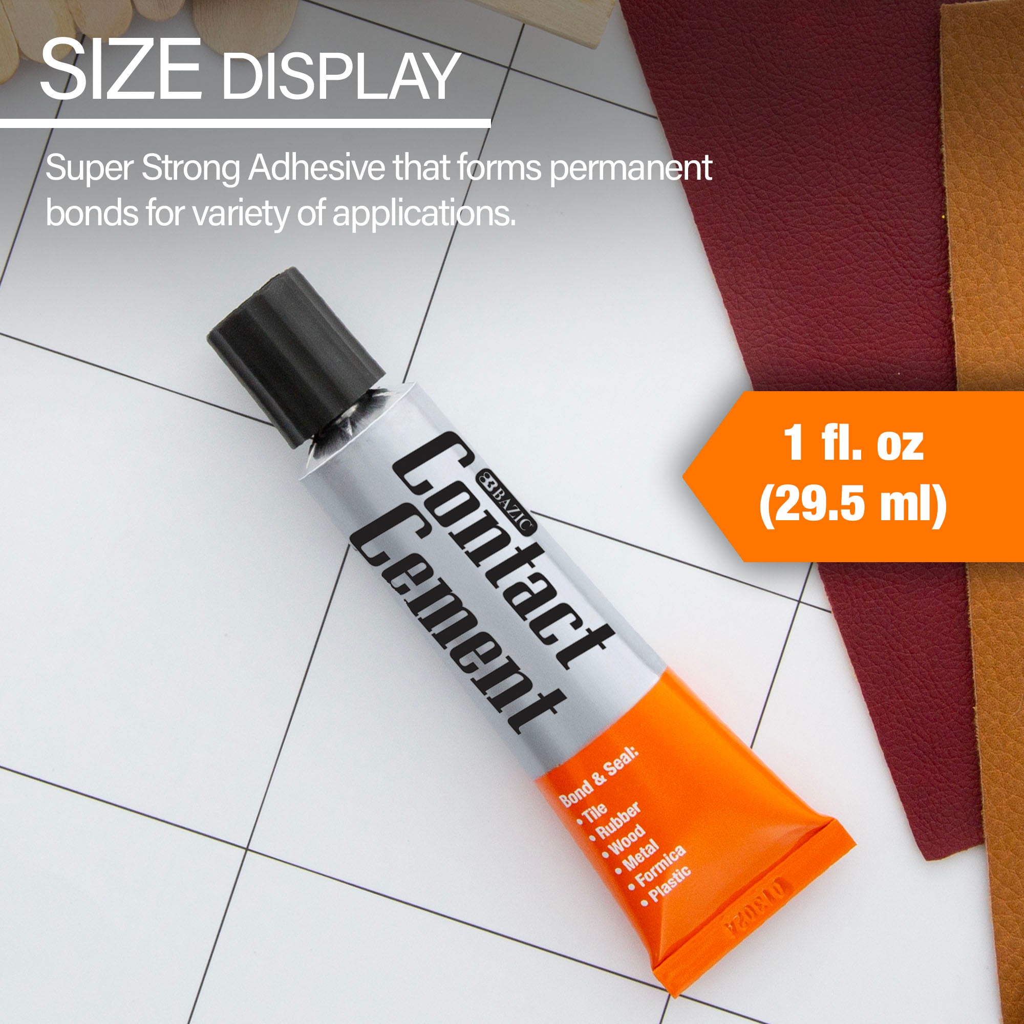1 FL OZ (30 mL) Contact Cement Adhesive