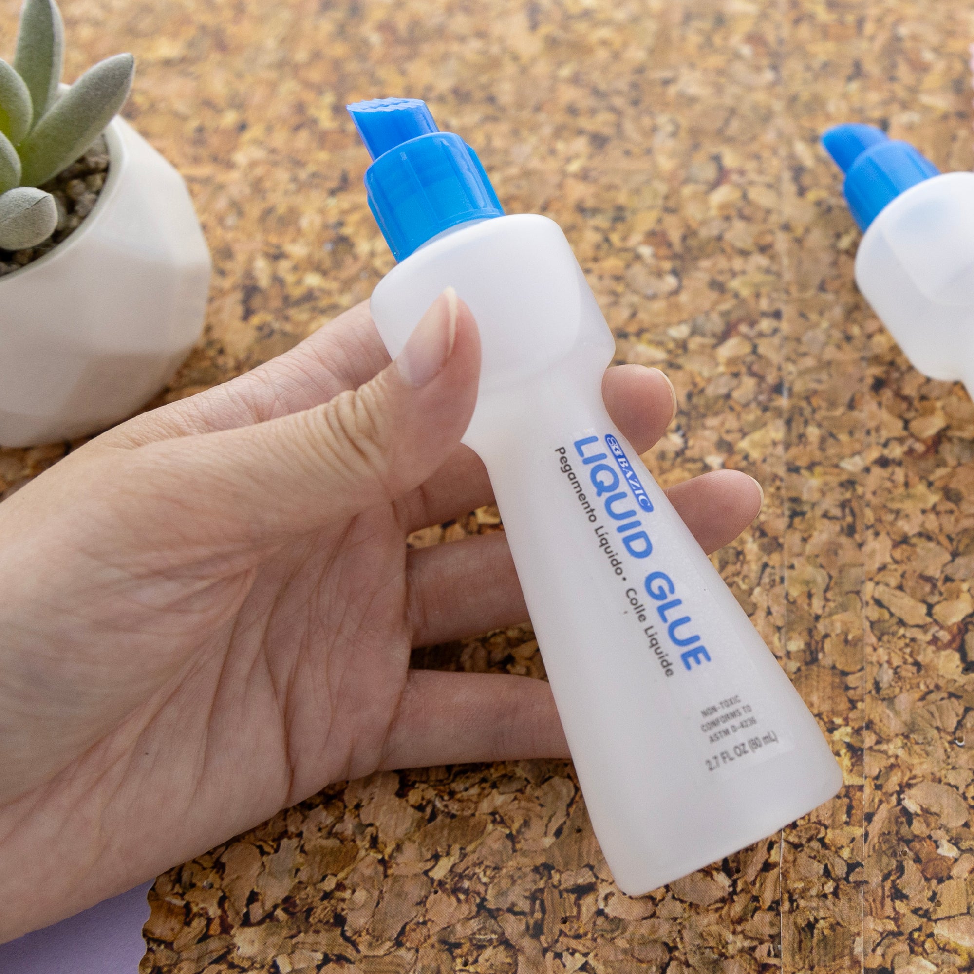 2.7 FL OZ (80 mL) Stationery Clear Glue (2/Pack)