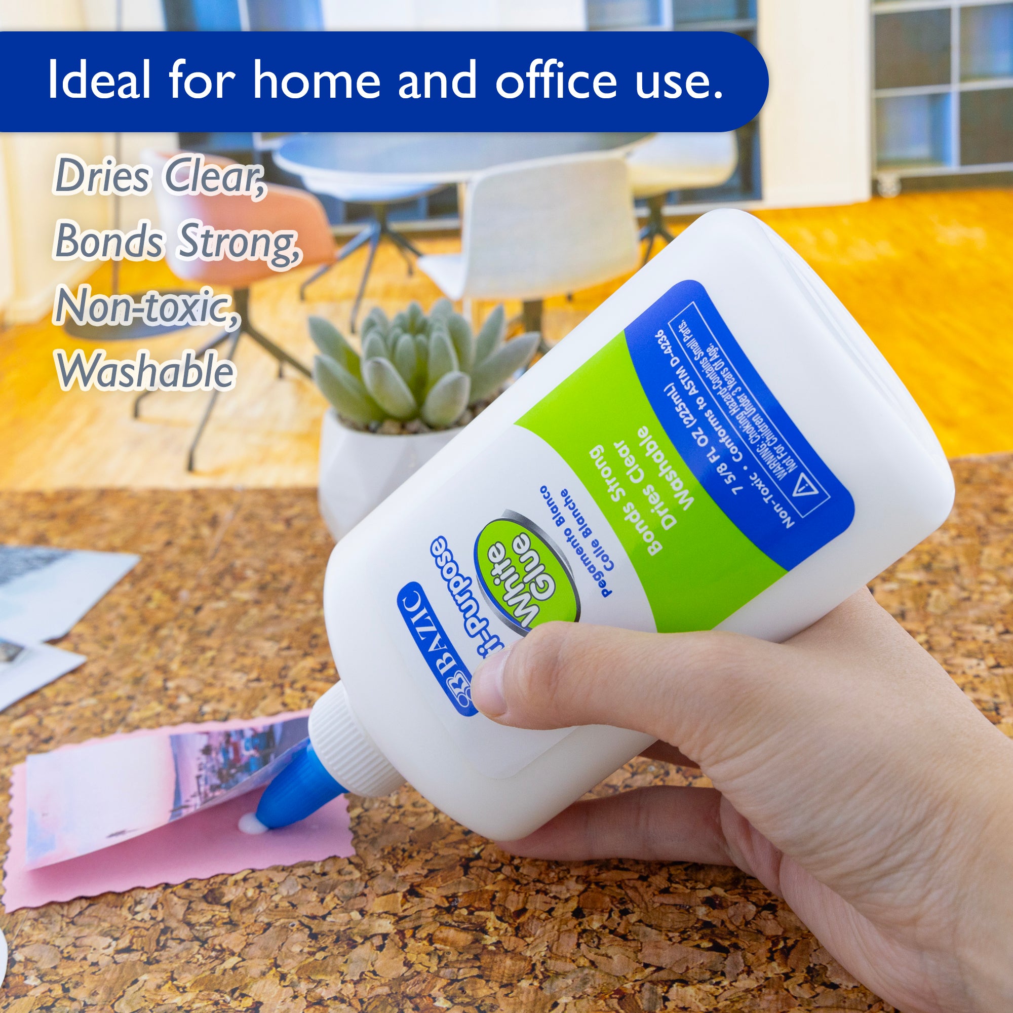 7 5/8 FL OZ (225 mL) Jumbo Washable White Glue