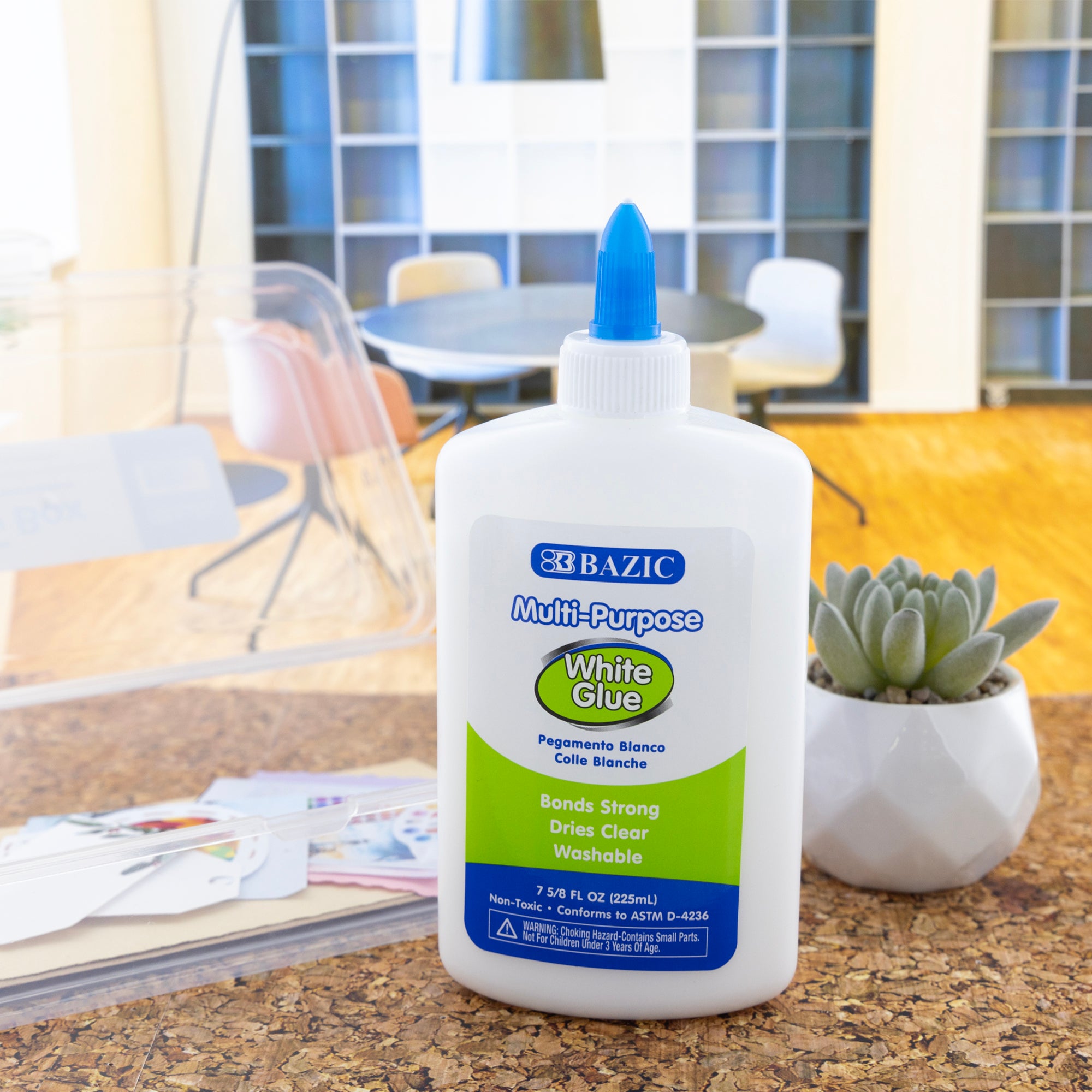 7 5/8 FL OZ (225 mL) Jumbo Washable White Glue