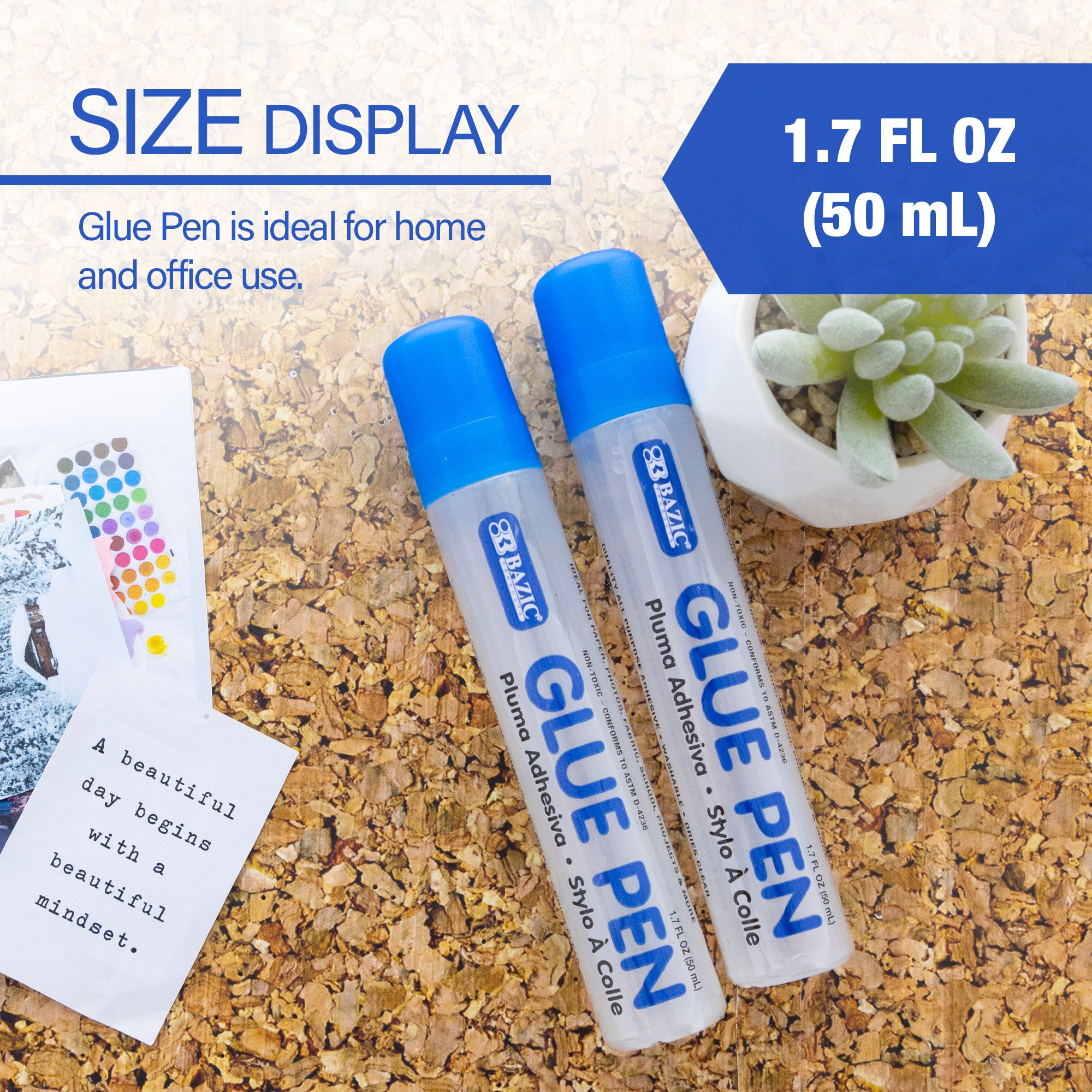 1.7 FL OZ (50 mL) Glue Pen (2/Pack)