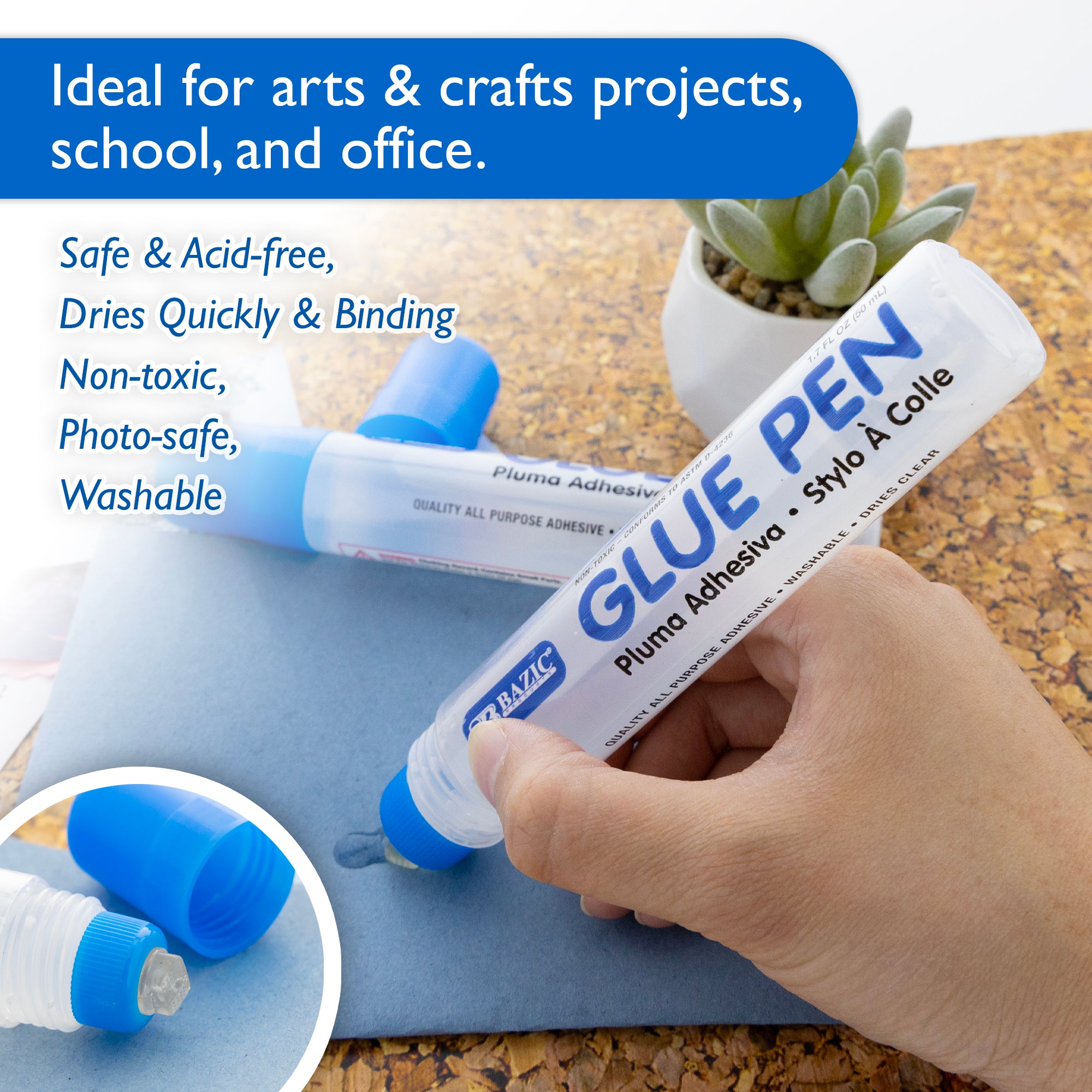 1.7 FL OZ (50 mL) Glue Pen (2/Pack)