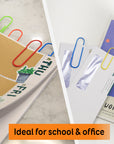 Mega (100mm) Color Paper Clips (10/Pack)