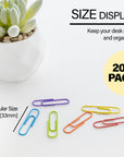 Paper Clip (33mm) No.1 Regular Color (200/Pack)