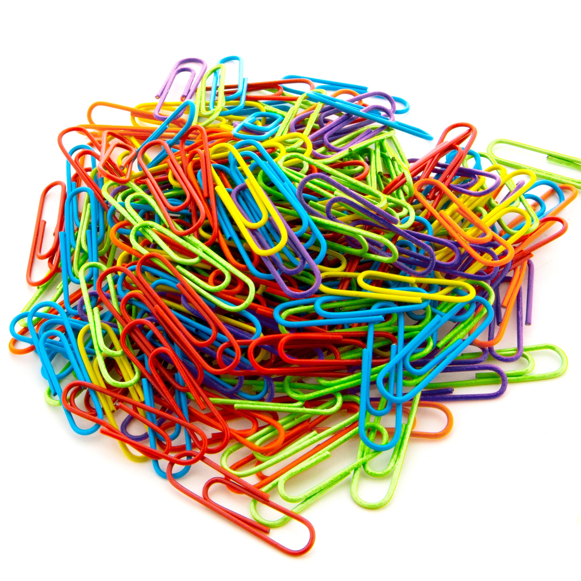 No.1 Regular (33mm) Color Paper Clips (200/Pack)