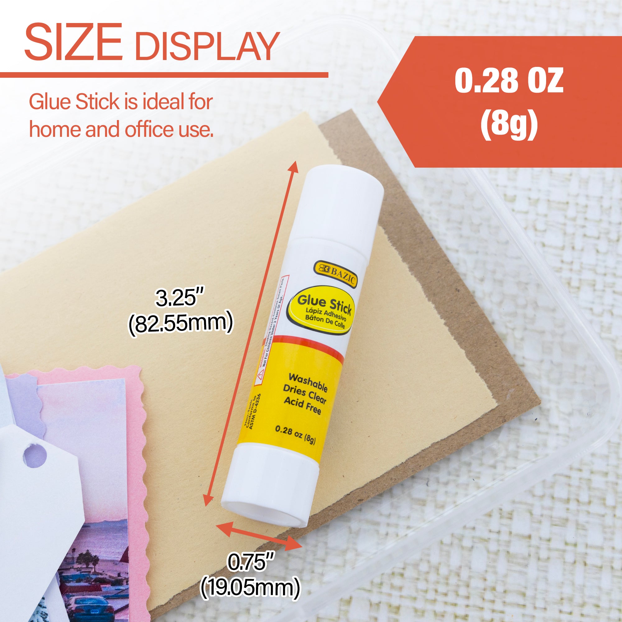0.28 oz (8g) Glue Stick