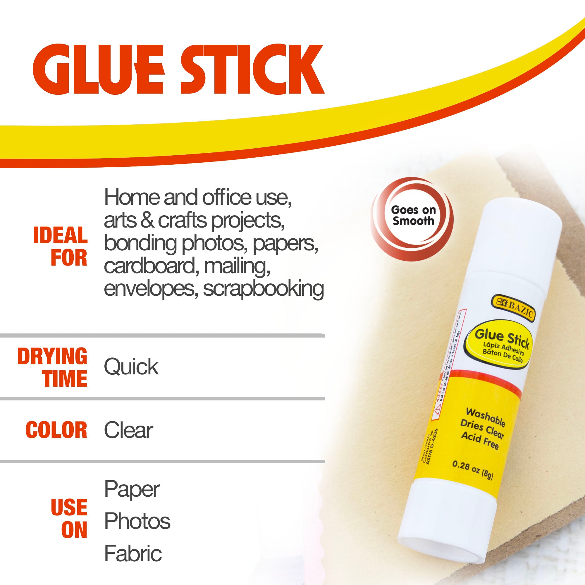 0.28 oz (8g) Glue Stick