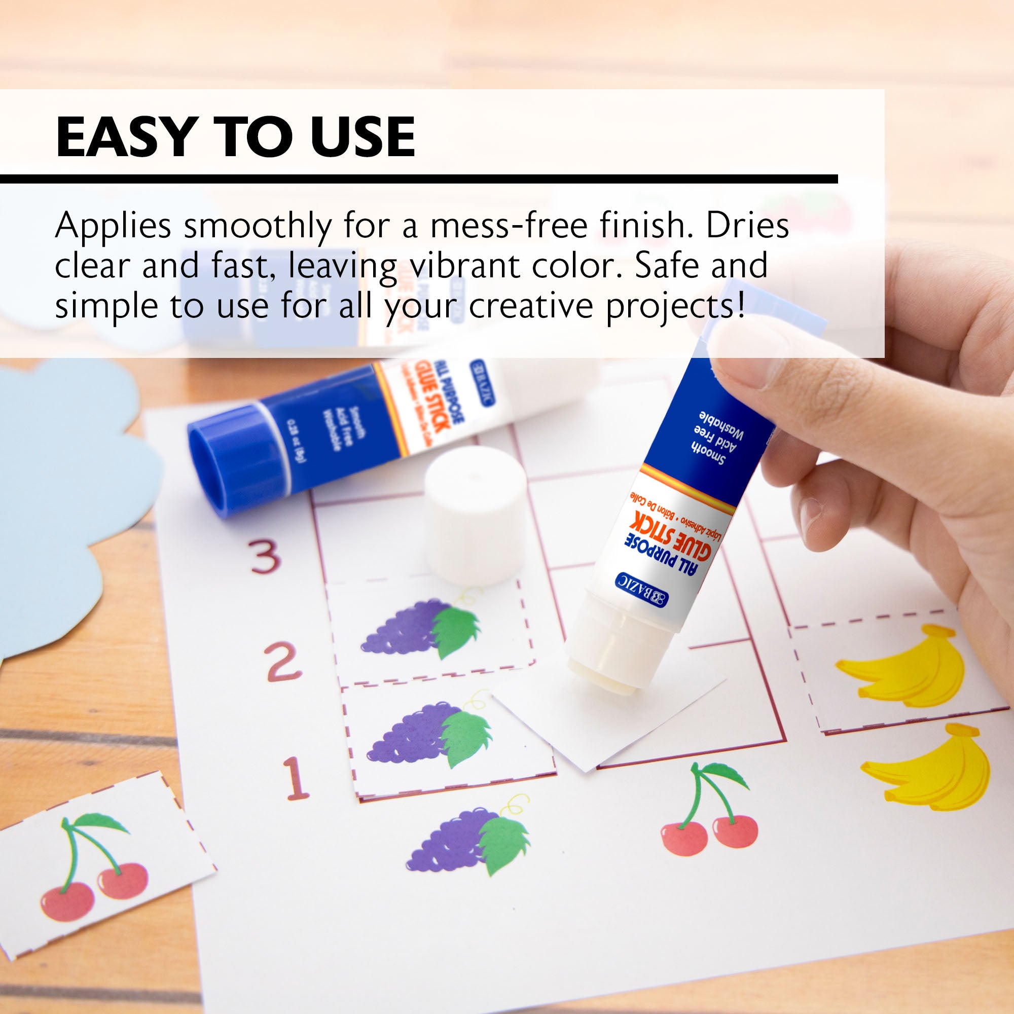 0.28 oz (8g) Premium Glue Stick (4/Pack)