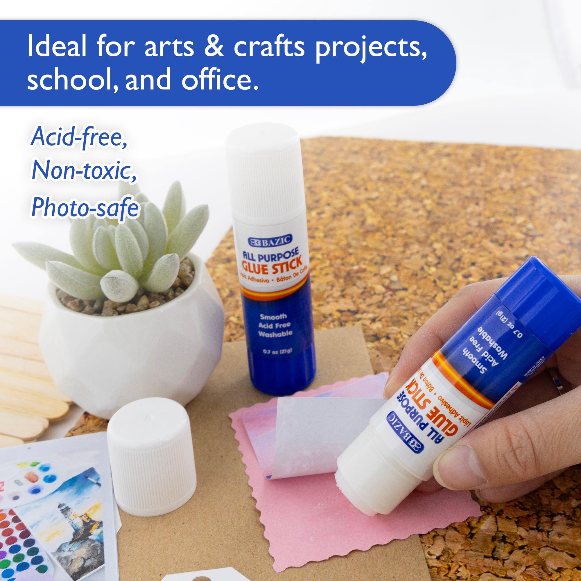 0.7 oz (21g) Premium Glue Stick (2/Pack)