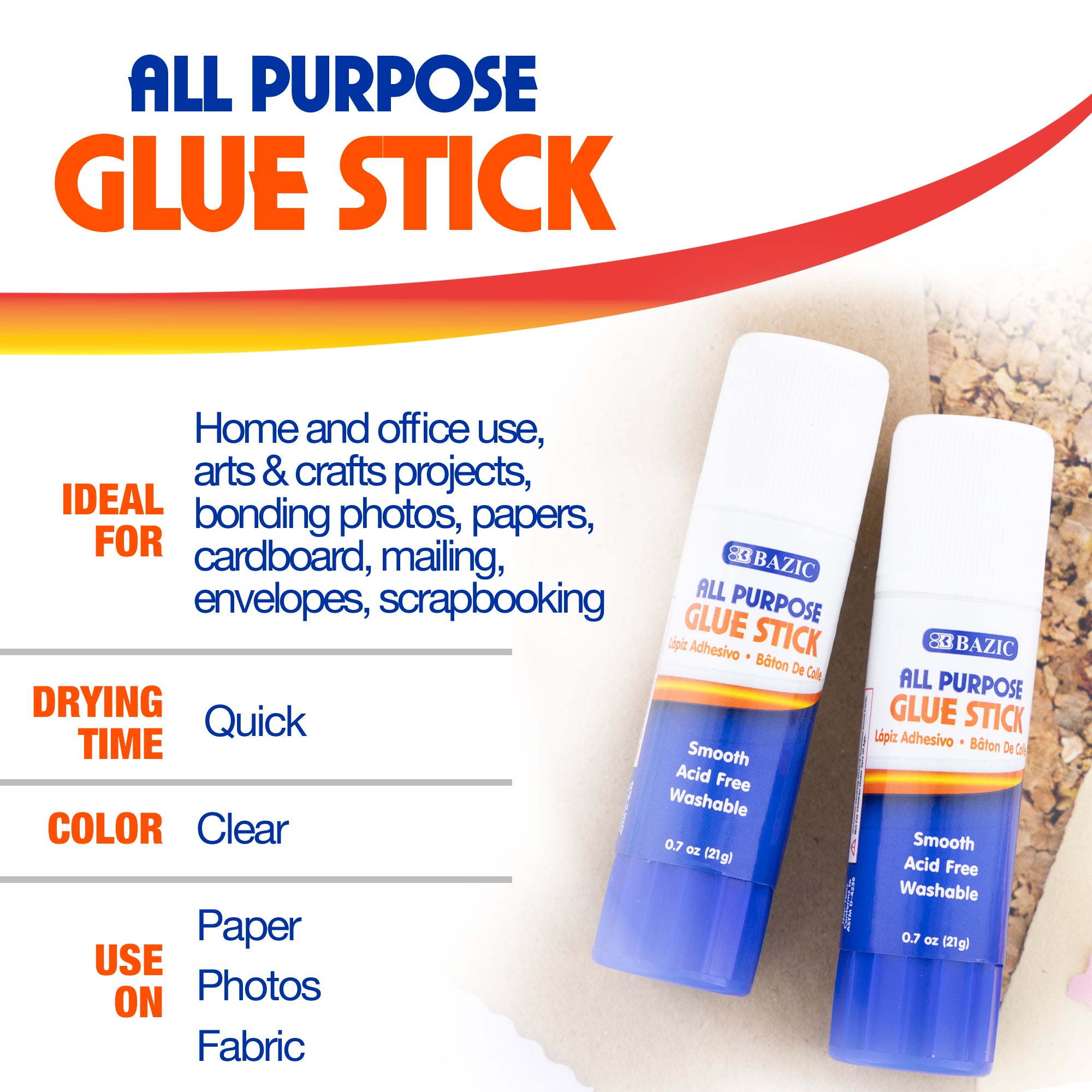 0.7 oz (21g) Premium Glue Stick