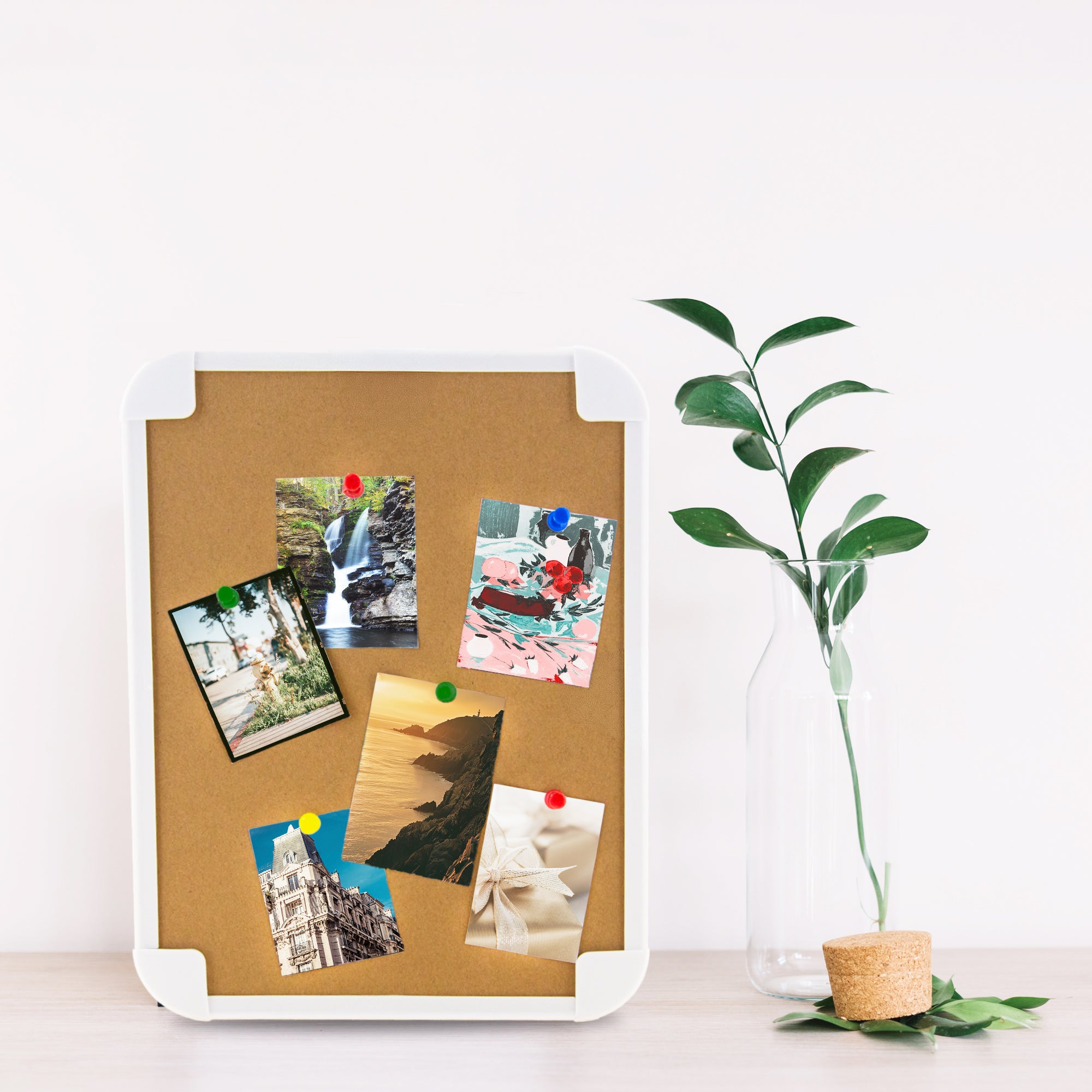 Assorted Color Push Pins (100/Pack)