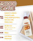 4 FL OZ (118 mL) Wood Glue
