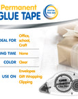 8 mm x 8 m Permanent Glue Tape