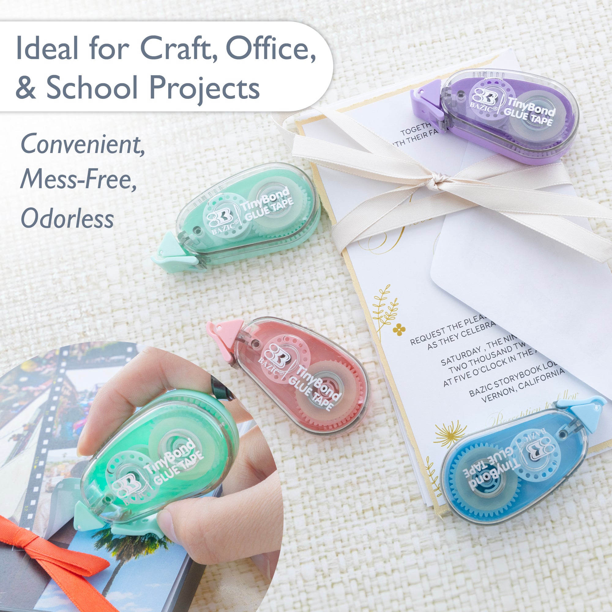 TinyBond 8 mm x 5 m Permanent Glue Tape