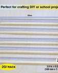 3.9" x 0.27" Dual Temp. Mini Hot Melt Glue Sticks (20/Bag)