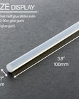 Hot Melt Glue Sticks Dual Temp. Mini 3.9" x 0.27" (100/Box)