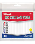 3.9" x 0.43" Dual Temp. Full Size Hot Melt Glue Sticks (10/Bag)