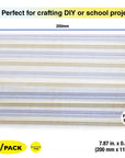 7.87" x 0.43" Dual Temp. Full Size Hot Melt Glue Sticks (5/Bag)