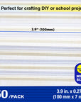 3.9" x 0.27" Dual Temp. Mini Hot Melt Glue Sticks (50/Bag)