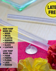 3.9" x 0.27" Dual Temp. Mini Hot Melt Glue Sticks (50/Bag)