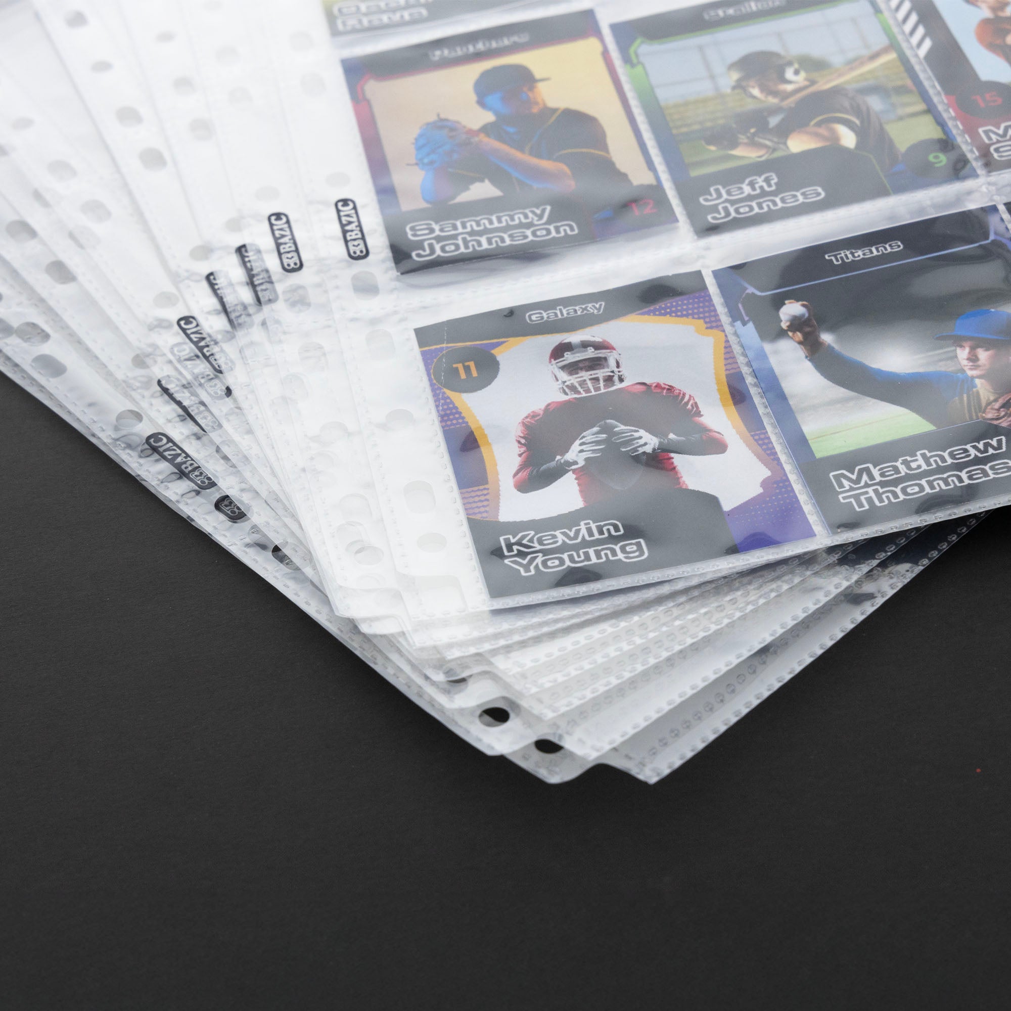 Top Loading 9-Pockets Trading Card Holders (100/Pack)