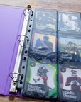 Side Loading 9-Pockets Double Sided Trading Card Holders (5/Pack)