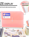 Pastel Edition 7-Pocket A4/Letter Size Poly Expanding File