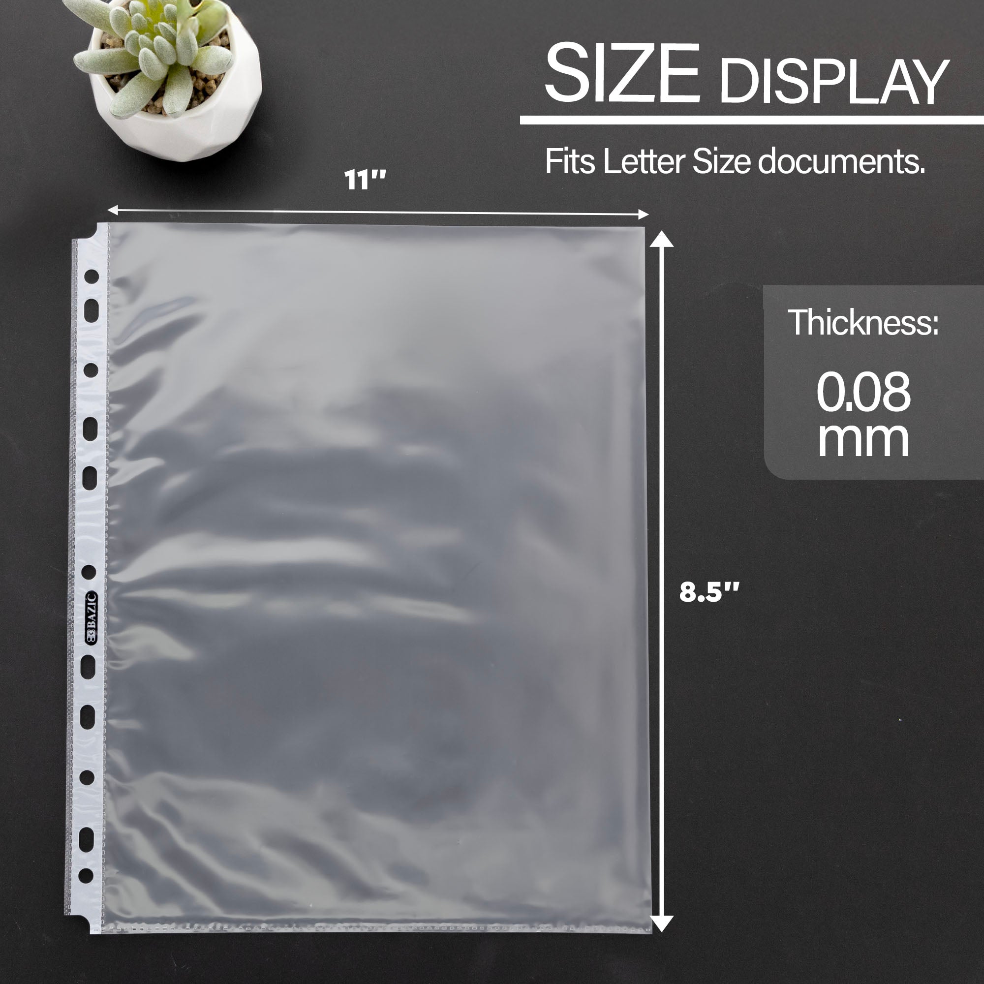 Heavy Weight Top Loading Sheet Protectors (50/Box)