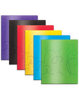 Swirl Embossed 2-Pocket Poly Portfolio