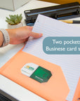 Pastel Color 2-Pocket Poly Portfolio w/ 3 Prongs
