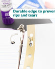 White Paper Dividers w/ 5-Writable Color Tabs