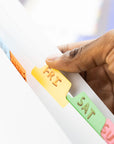 White Paper Dividers w/ 8-Writable Color Tabs