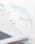 Clear Side Loading Letter Size String Envelope
