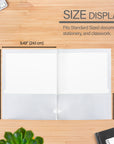 Metallic Color 2-Pocket Portfolios