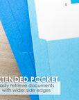 Premium Asst. Color 2-Pocket Portfolio (25/Box)