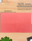 Premium Red Color 2-Pocket Portfolio (25/Box)