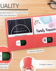2-Pockets Portfolios Premium Red Color (25/Box)