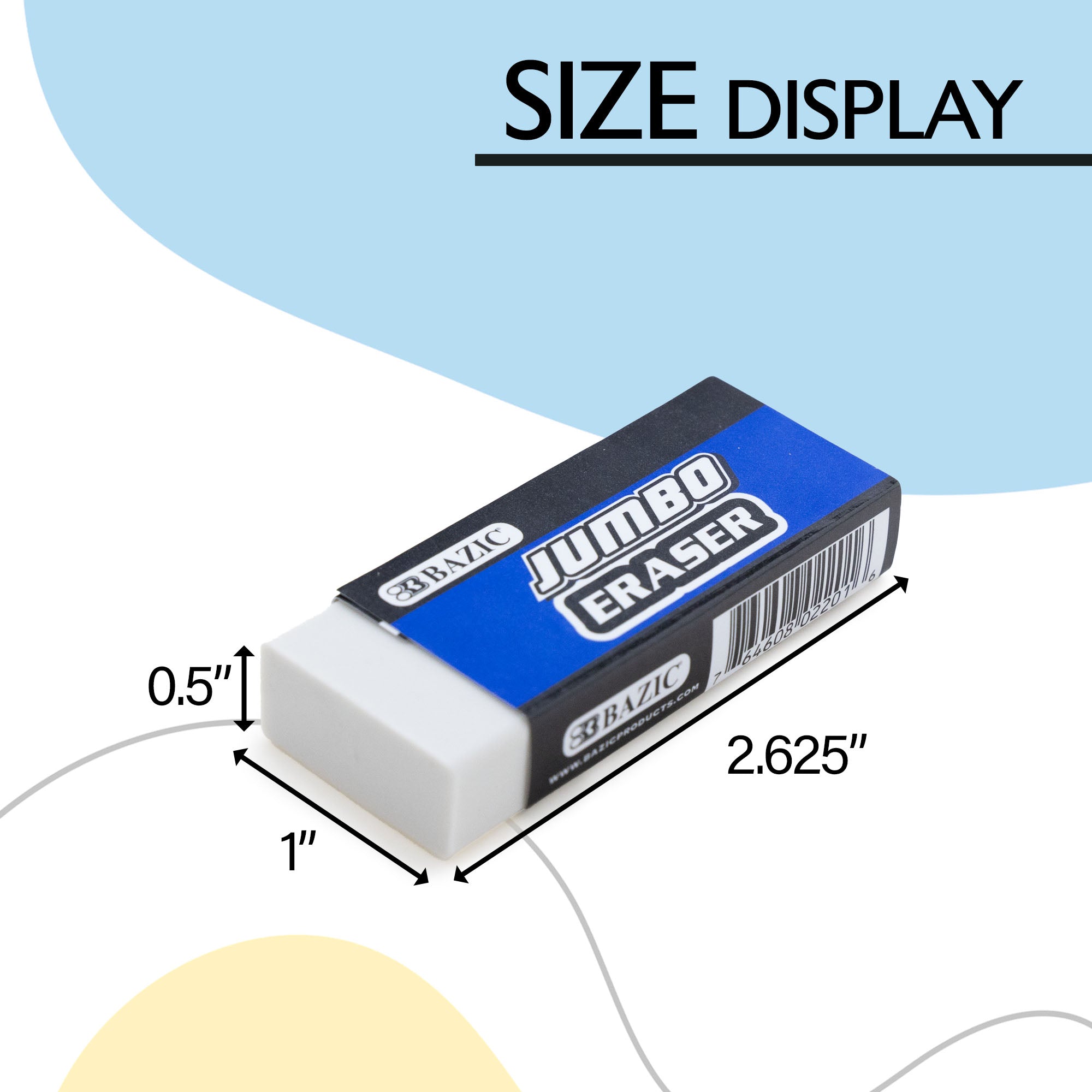 Jumbo Eraser (4/Pack)
