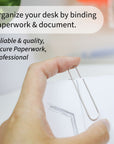 Paper Clip (50mm) Jumbo Silver (100/Pack)