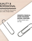 Paper Clip (50mm) Jumbo Silver (100/Pack)